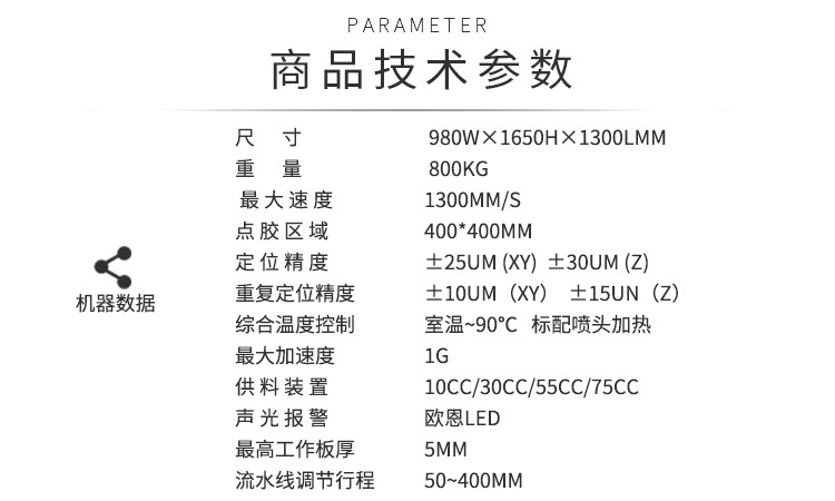 全自动高速喷射式点胶机